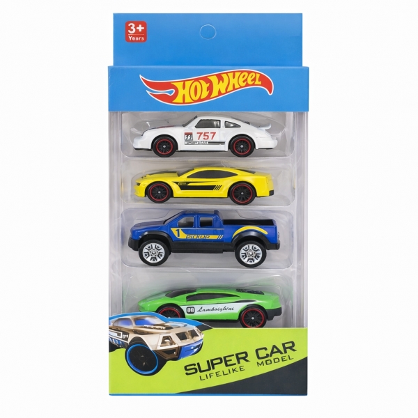 HOT WHEELS Hot Wheels super cars 4pcs